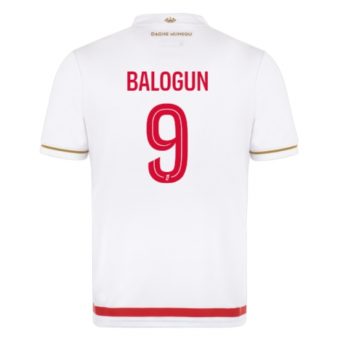 Billige Fotballdrakt AS Monaco Folarin Balogun #9 Replika Hjemmedrakt 2025-26 Kortermet Billige Fotballdrakt AS Monaco Folarin Balogun #9 Replika Hjemmedrakt 2025-26 Kortermet